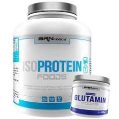 Imagem de Kit Iso Protein 2kg + Glutamin 250g - Brn Foods