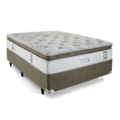Imagem de Cama Box Casal Molas Ensacadas 138x188cm Imperatore Eco Bamboo Verde