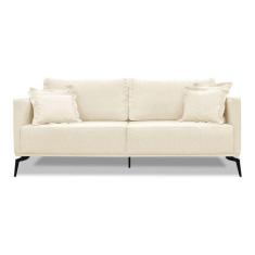 Imagem de Sofá 3 Lugares Lazio Linho Pérola 200 cm