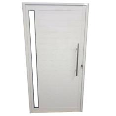 Imagem de Porta Lambril de Alumínio   2.10 X 0.80 x 0.045 com Puxador e Vidro