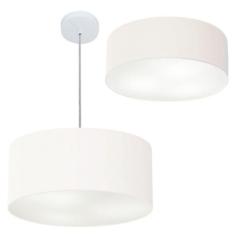 Imagem de Kit Plafon Md-3014 Pendente Md-4049 50Cm Branco Bivolt