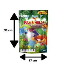 Imagem de Massinha De Modelar Pula E Molda Cores Diversas Dino E Unicornio - Mag