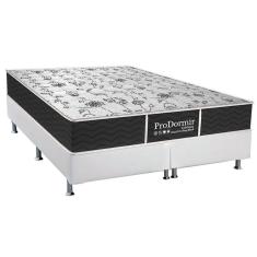 Imagem de Cama Box King: Colchão Molas Probel Prolastic Prodormir Sleep + Base Crc Courano Branco(193X203)