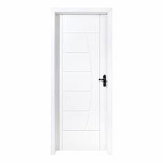 Imagem de Kit Porta Pronta Maciça 214x87cm Eucalipto Esquerda Pm78 Solar Cruzeiro Portas Branco