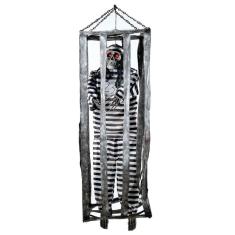 Imagem de Boneco Caveira Escobar Decoração Halloween com Som e Luz