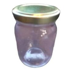 Imagem de Pote Vidro 268Ml Com Tampa Ouro Caixa Com 24Un