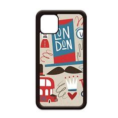 Imagem de Big Ben Ben, ônibus britânico, bandeira da Inglaterra para iPhone 11 Pro Max capa para Apple Mobile