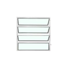 Imagem de Vitro Basculante Alumínio Branco 1 Seção 80 X 100 Linha Esmeralda Brec