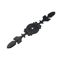 Imagem de Ymaiss Placas traseiras de maçaneta de armário, 18 peças de puxadores de gaveta de liga de zinco, placa traseira, estilo retrô, puxador de porta de furo único, placa traseira para armários e puxadores