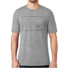 Imagem de Camiseta Proporção Áurea Fibonacci - Foca Na Moda