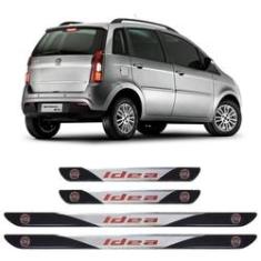 Imagem de Soleira Porta Fiat Idea 2005 a 2019 4 Pçs Resinado Sr01047