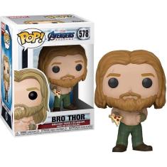 Imagem de Funko Pop! Marvel: Vingadores Endgame - Mano Thor com Pizza