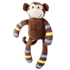 Imagem de Macaco de Pelúcia Momo Marrom 41 cm Antialérgico