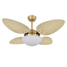 Imagem de Ventilador De Teto Volare Dourado Vd42 4 Pás Natural 127V