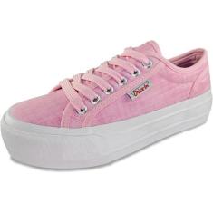 Imagem de Drive-In Ticket Tênis feminino, casual feminino, rosa, 35