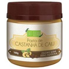 Imagem de Pasta De Castanha De Caju Com Cacau Nibs - Eat Clean -zero Açúcar - 160g