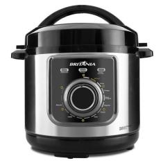 Imagem de Panela de Pressão Britânia BPP01PI Multifuncional 3L, Cinza, 110V