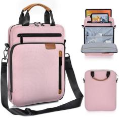 Imagem de Bolsa para tablet de 12,9 polegadas, capa protetora acolchoada para iPad Pro M4 e Air M2 2024, Samsung Galaxy Tab S9 FE+/S9+/S8+/S7 FE/S7+ 12,4 polegadas 2022/2023, Surface Laptop Go de 12,4