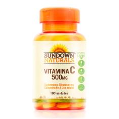 Imagem de Vitamina C 500mg Sundown com 100 Comprimidos Sundown Naturals 100 Comprimidos