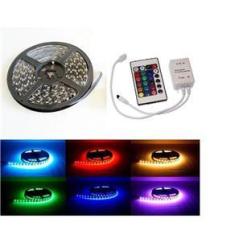 Imagem de Fita Led 5M Ultra Rgb 3528 Prova D`Agua + Controle + Fonte