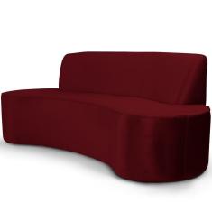 Imagem de Sofá 4 Lugares Sala De Estar 260 Cm Bélgica Veludo Marsala - Gran Belo