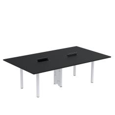 Imagem de Mesa Reunião para Escritorio 3200x1200 Mrcpb3212 Preto/Branco