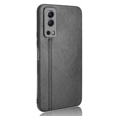 Imagem de Capa adequada para celular vivo Y72 5G estilo couro capa protetora robusta 360° protege seu telefone cor retrô capa para vivo Y72 5G