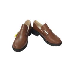 Imagem de COSGOGO Tênis Genshin Impact Venti Cosplay Halloween Carnaval Roupa Feminina Jogo, Marrom, 7