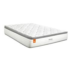 Imagem de Colchão Queen Wave 158x198cm Molas Ensacadas Softgel Inducol Cr448c Branco Branco