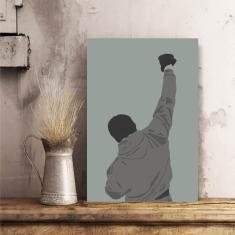 Imagem de Quadro decorativo Rocky Balboa - Artístico - Tela em Tecido