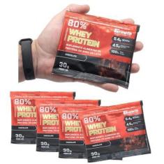 Imagem de 5 Sache Whey Proteina Growth Pratico Dia A Dia Chocolate 30G - Growth