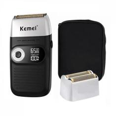 Imagem de Barbeador Elétrico Profissional Aparador De Pelos Recarregável Bivolt