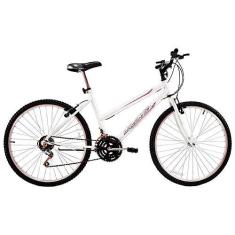 Imagem de Bicicleta Feminina Aro 24 18V Dalia Cor Branca