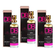 Imagem de Kit 3 Perfume Db Feminino Amakha Paris Bolso Bolsa