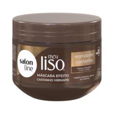 Imagem de Máscara Matizadora Castanho Meu Liso Salon Line 300G