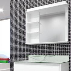 Imagem de Espelheira Para Banheiro Com Led 81Cm Palermo Móveis Bonatto 