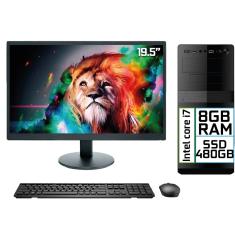 Pc Gamer Completo Hércules Intel i3 3º Ger. GT 730 8GB HD 500GB Wi-fi