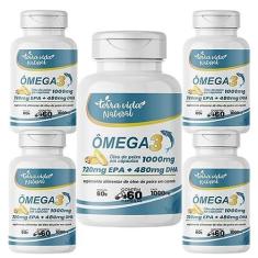 Imagem de kit 5 Ômega 3 de 1000MG EPA + DHA da Terra Vida Natural