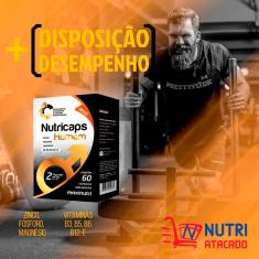 Imagem de Kit 2 Nutricaps Homem Vitamínico Fosforo Magnésio 60 Caps