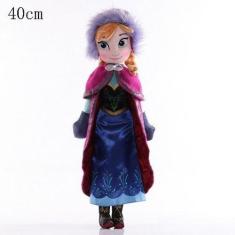 Imagem de Boneca Anna Frozen Disney Brinquedo Pelúcia 40 Cm - Omg