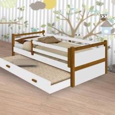 Imagem de Cama Bianca Branco/mel C/ Auxiliar