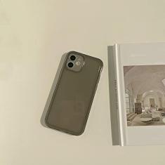 Imagem de Capa de telefone para iphone 14 plus 12 mini 11 13 pro max xr x xs max 7 8 cor pura contratada capa traseira de proteção transparente, b112,2, para iphone 14 plus