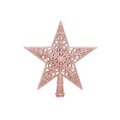 Imagem de Enfeite De Natal Estrela Ponteira Vazada  Glitter 20cm - Art Christmas