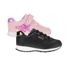 Imagem de Tênis de Menina Escolar Casual - KIT 2 PARES Tam 23 ao 34-Feminino