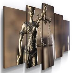 Imagem de Quadro Decorativo Deusa Justiça Direito Balança Advogacia