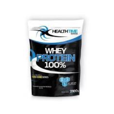 Imagem de Whey Healthtime Protein 100% Isolado 2,1Kg Zero Açúcar 32G Proteína