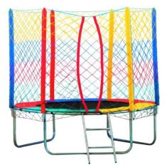 Imagem de Cama Elastica 2,00 M 100% Nacional Suporta Ate 135Kg - Trampolim Brinq