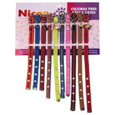 Imagem de Coleira Para Cachorro Com Pingente - Display Com 10 Unidades - Nicapet