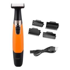 Imagem de Barbeador Elétrico Kemei Km-1910 - Aparador De Pelos Corporal E Depila