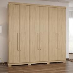Imagem de Guarda roupa casal 6p monarca hanover - village - Village Móveis